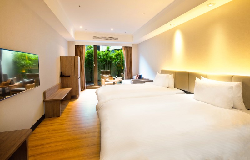 The Garden View Room (2 Single Beds)